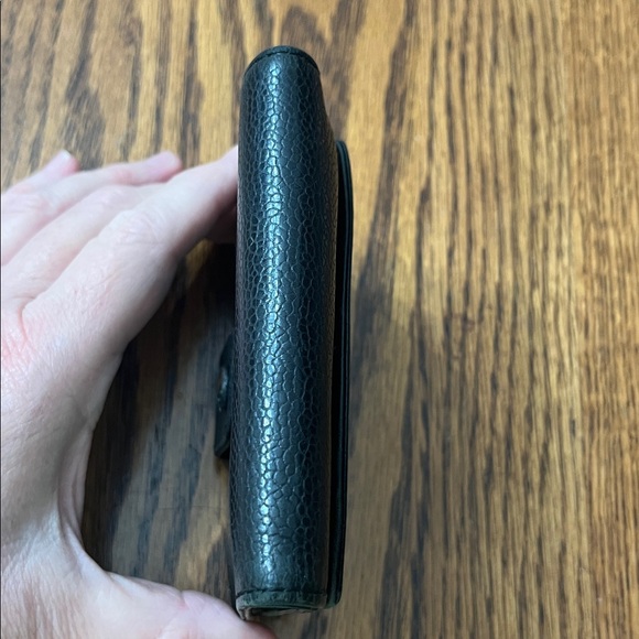 Chanel Timeless Flap Vintage Wallet in Black Caviar Leather - Picture 10 of 12